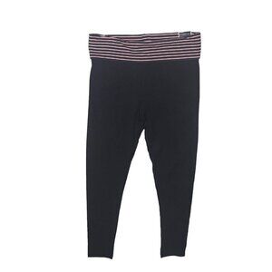 VICTORIA'S SECRET ANYWHERE TIGHTS PANTS ACTIVEWEAR MEDIUM REGULAR BLACK‎ NWT